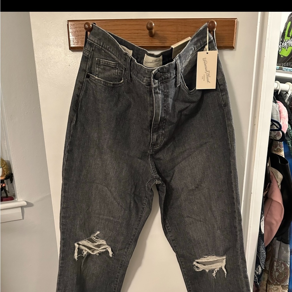 Brand new Target jeans, size 10R, distressed.